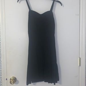 black XS mini and flowy dress from Old Navy!